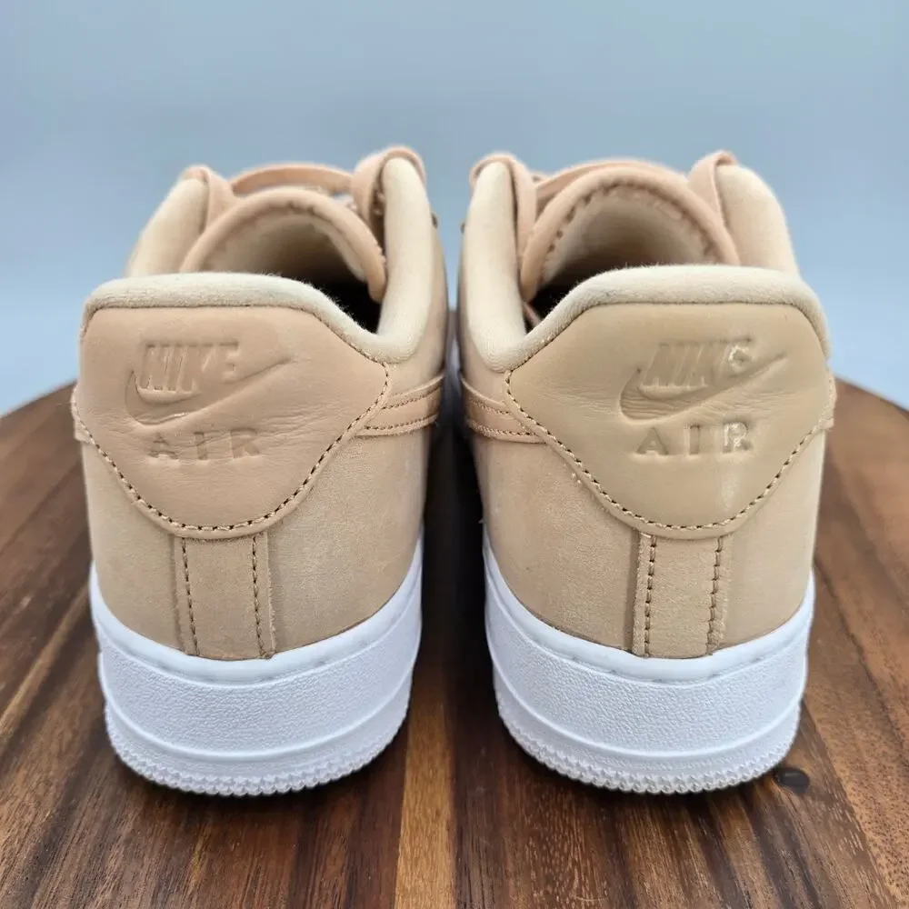 Nike Air Force 1 Low Premium Shoes Womens 8 Vachetta Tan Athletic Sneakers